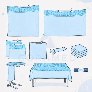 Componente set universal premium ranforsat Coramed pentru chirurgie generală